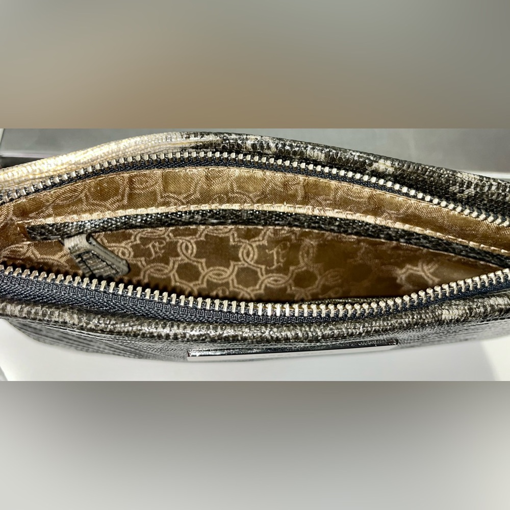 Pre❤️’d very clean & sassy Ivanka Trump Python Clutch, inside is lavish w/pocket - Picture 7 of 11
